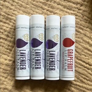Young Living Lavender and Grapefruit Lip Balm Set